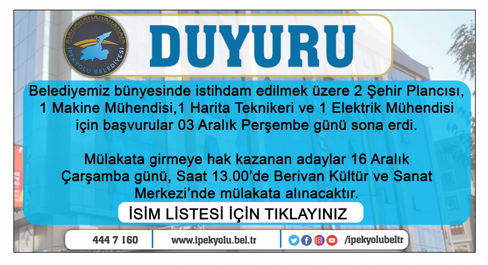 KURUM DIŞI KAMU İŞÇİ ALIM İSİM LİSTELERİ