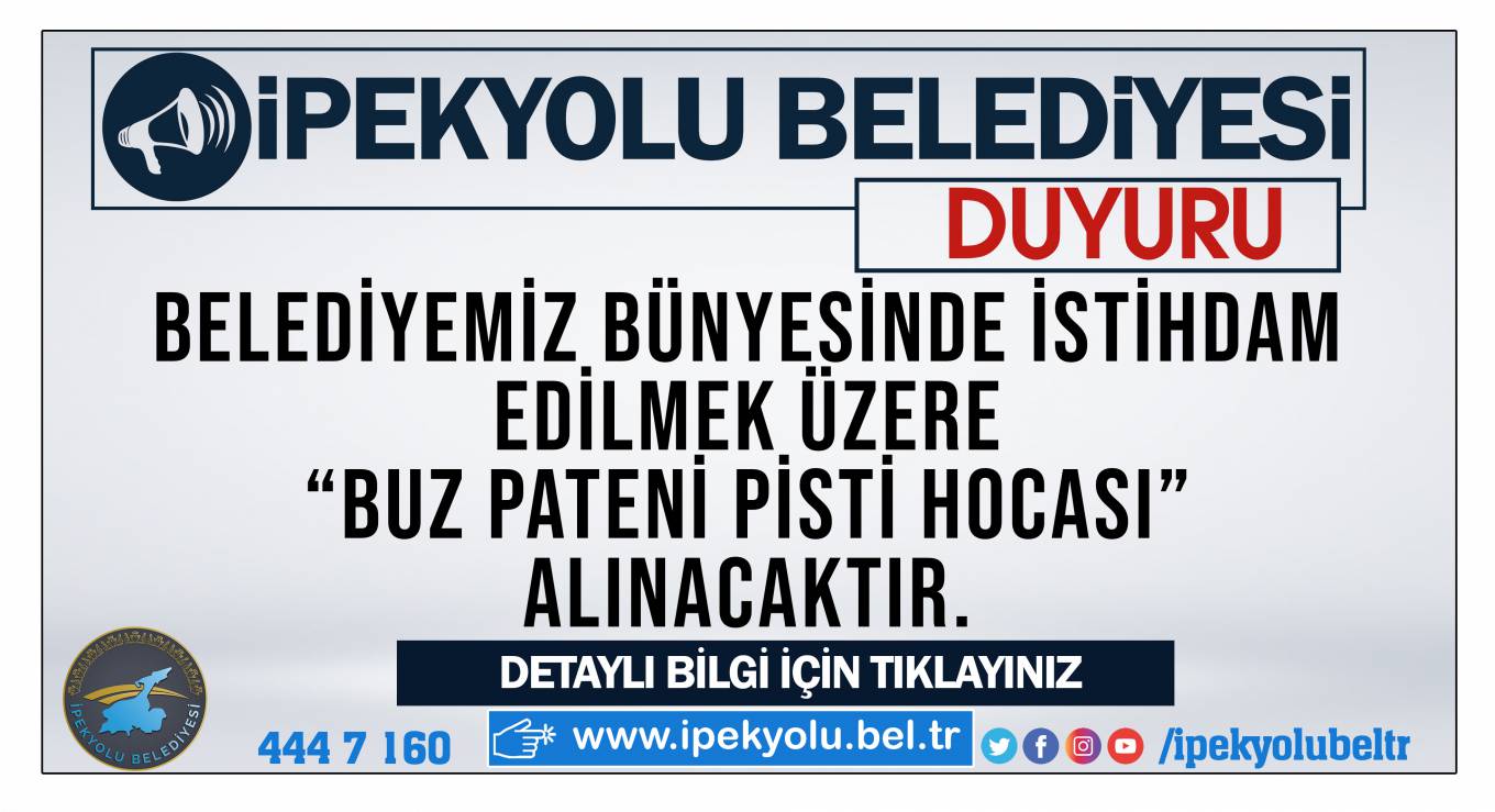 BUZ PATENİ PİSTİ HOCASI ALIMI